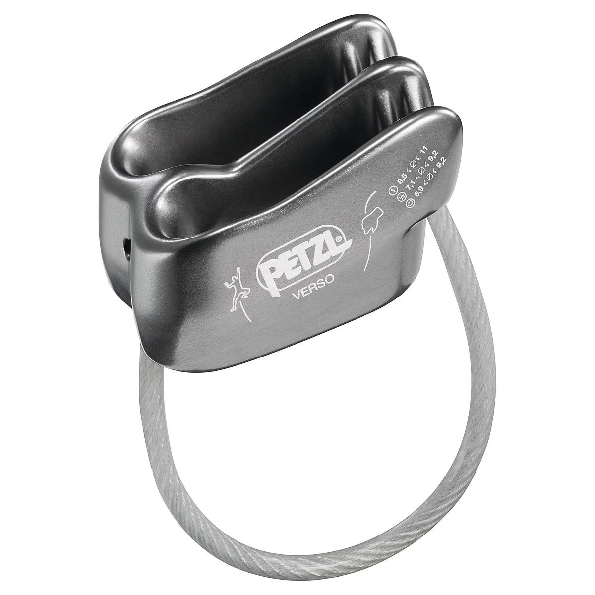 Petzl Verso Assureur - Gris