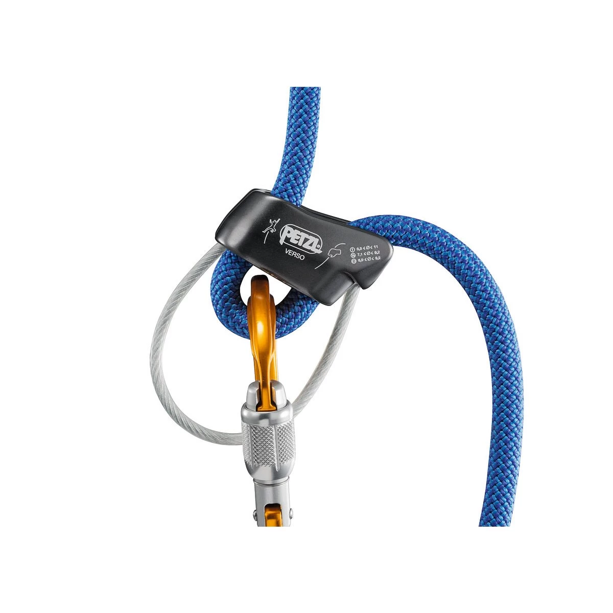Petzl Verso Assureur - Gris â Image 3