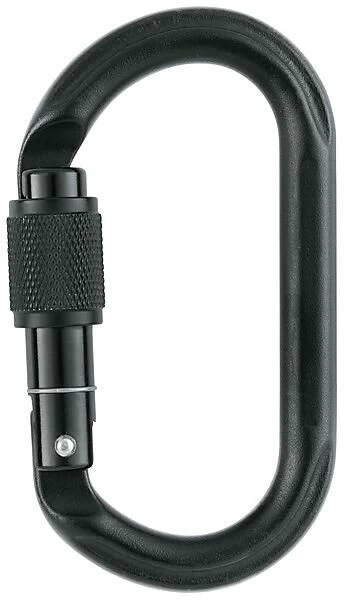 Petzl OXAN ACIER SCREW LOCK INTERVENTION MOUSQUETON