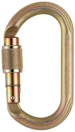Petzl OXAN ACIER SCREW LOCK MOUSQUETON